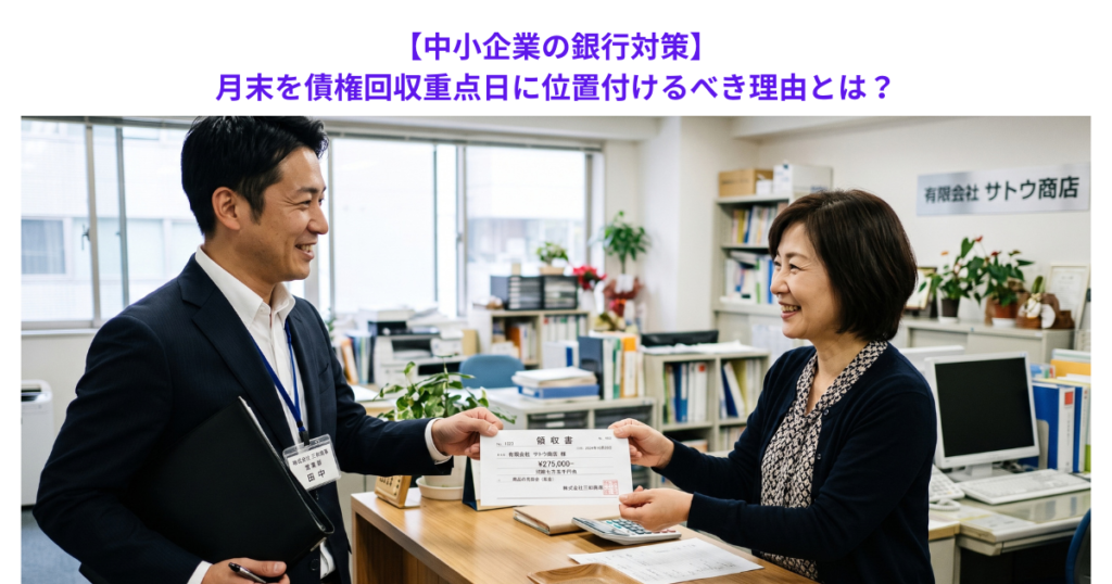 【中小企業の銀行対策】月末を債権回収重点日に位置付けるべき理由とは？