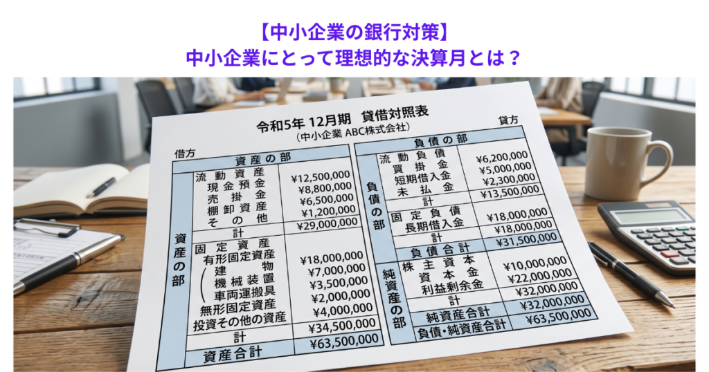 【中小企業の銀行対策】中小企業にとって理想的な決算月とは?