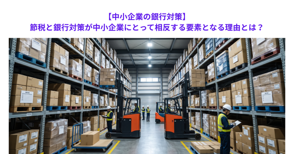 【中小企業の銀行対策】節税と銀行対策が中小企業にとって相反する要素となる理由とは？