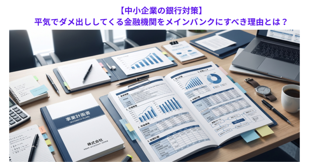 【中小企業の銀行対策】平気でダメ出ししてくる金融機関をメインバンクにすべき理由とは？