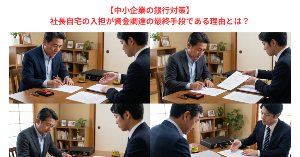 【中小企業の銀行対策】社長自宅の入担が資金調達の最終手段である理由とは？