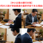 【中小企業の銀行対策】社長自宅の入担が資金調達の最終手段である理由とは？