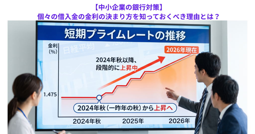 【中小企業の銀行対策】個々の借入金の金利の決まり方を知っておくべき理由とは?